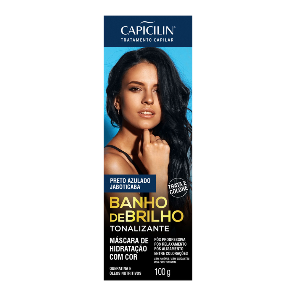 BANHO DE BRILHO PRETO AZULADO JABOTICABA 100G