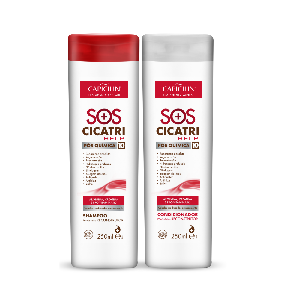 Kit SOS Cicatri Help - Shampoo 250 + Condicionador 250ml