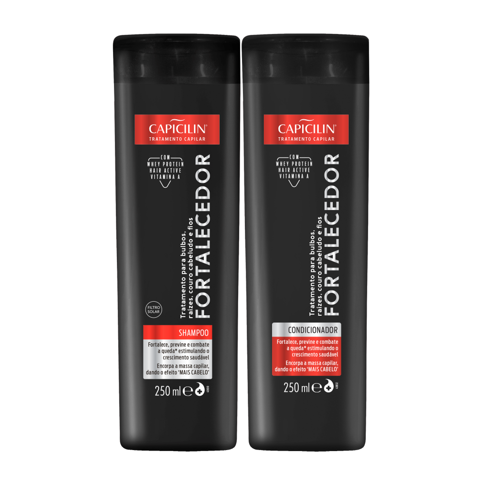 Kit Fortalecedor - Shampoo 250ml + Condicionador 250ml