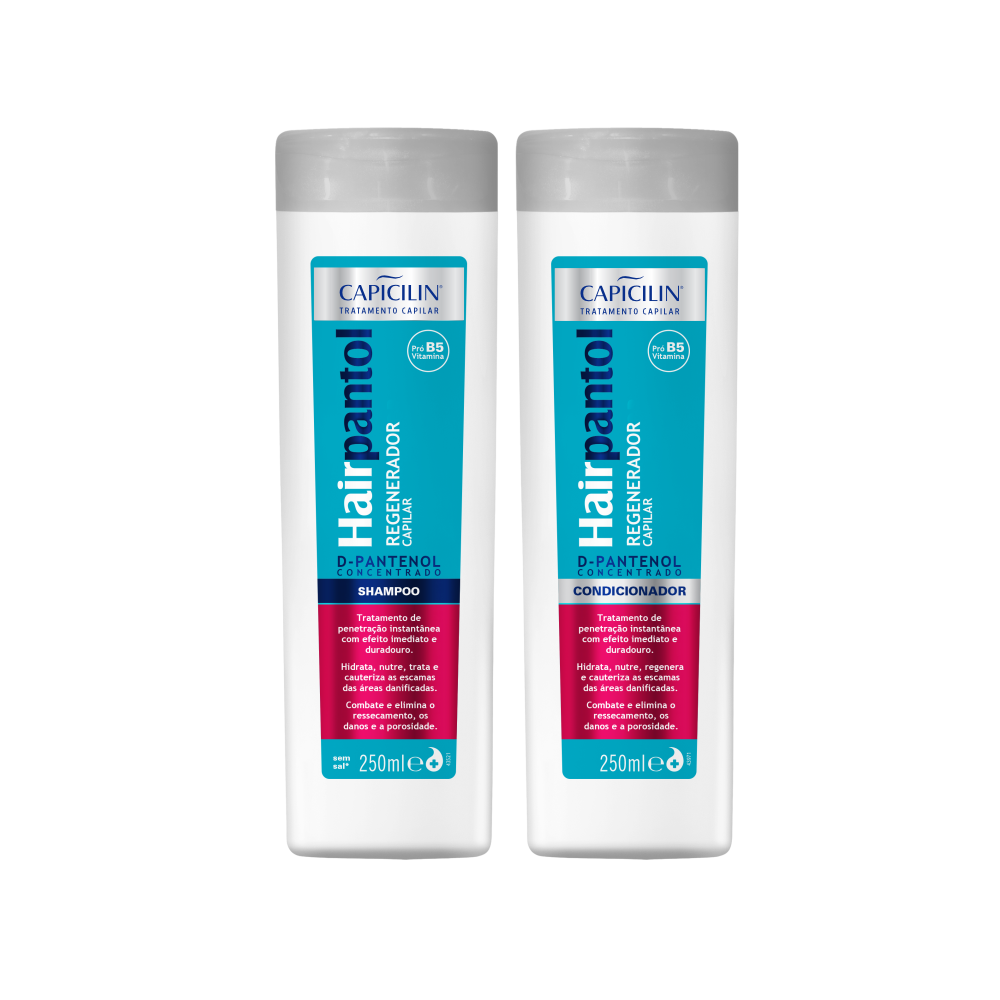 Kit Hair Pantol - Shampoo 250ml + Condicionador 250ml