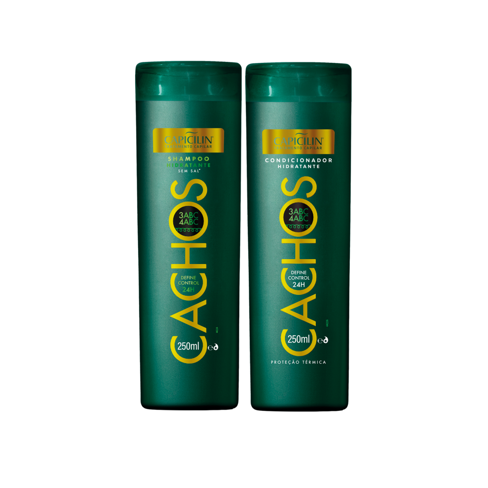 Kit Cachos - Shampoo 250ml + Condicionador 250ml
