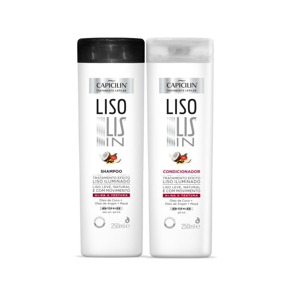 Kit Liso Lis In - Shampoo 250ml + Condicionador 250ml
