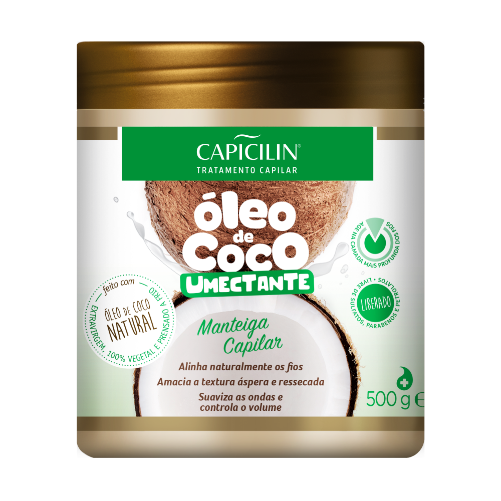 Manteiga Capilar Óleo de Coco 500g