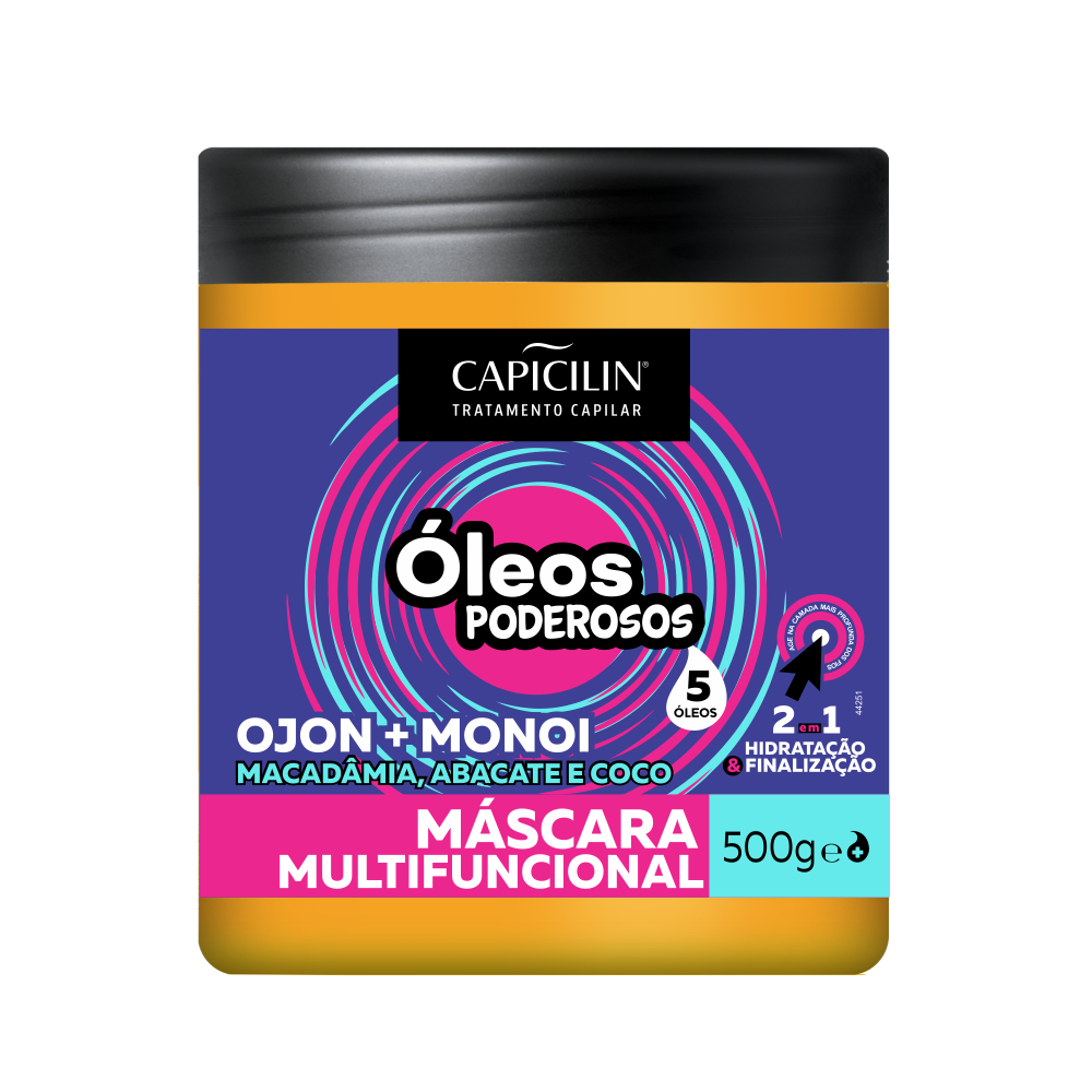 Máscara de Tratamento Multifuncional Óleos Poderosos 500g