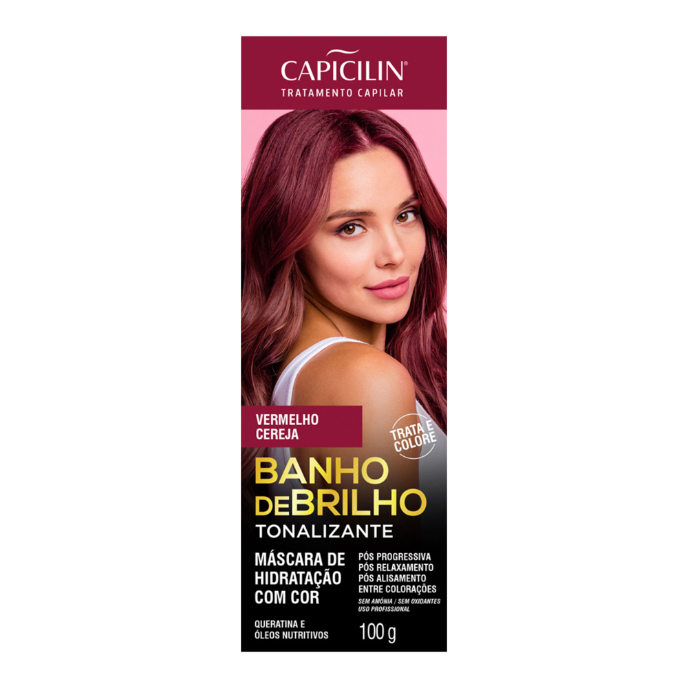 BANHO DE BRILHO CEREJA 100G